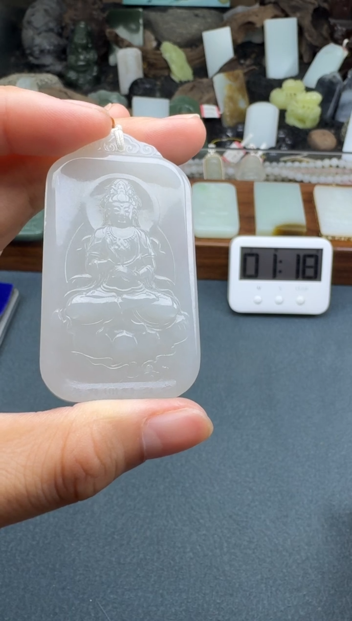 【闪购商品】和田玉颈饰未镶嵌开心
