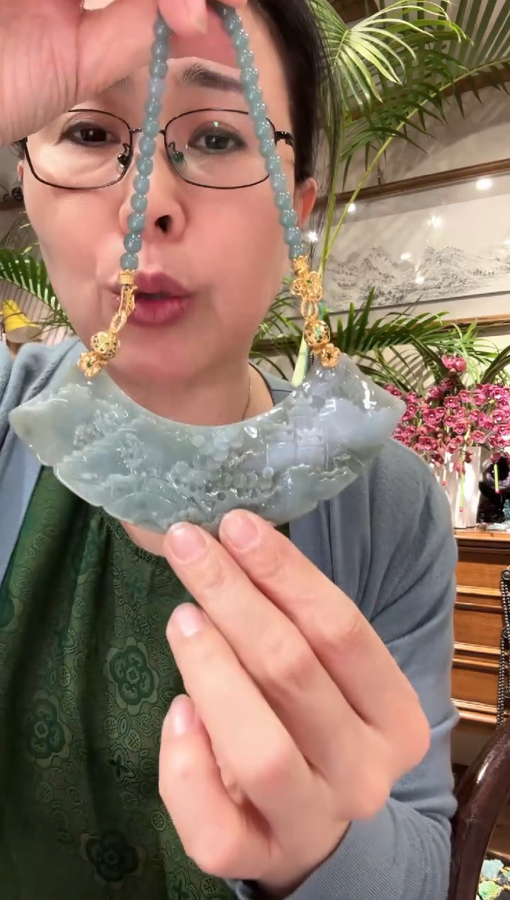 【闪购商品】翡翠颈饰未镶嵌国风