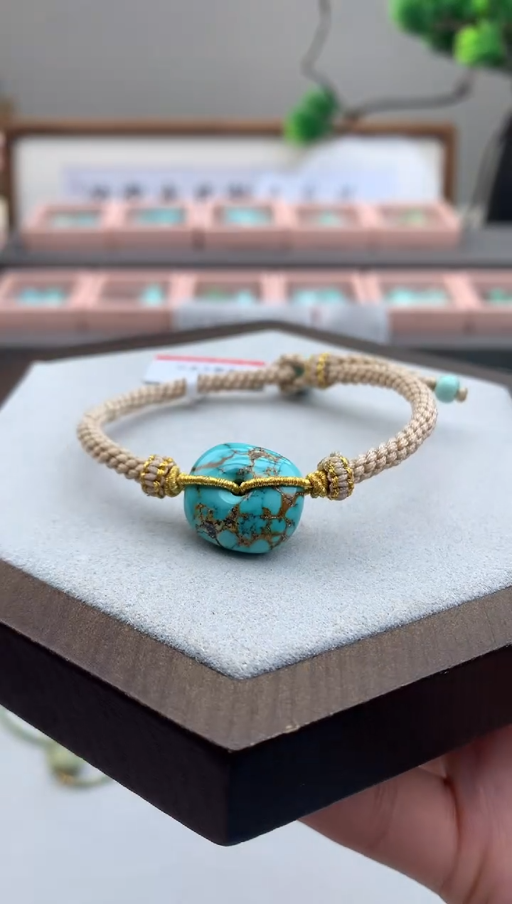 绿松石未镶嵌手绳A120