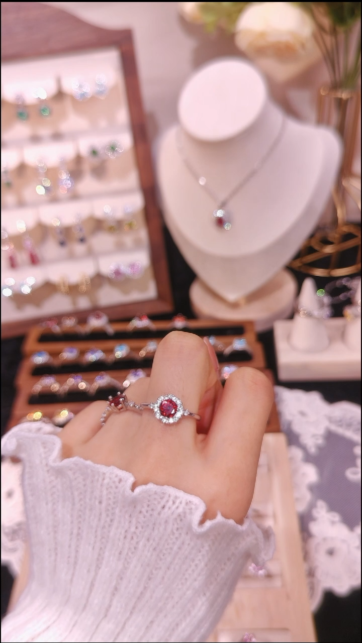 合金无红色戒指 