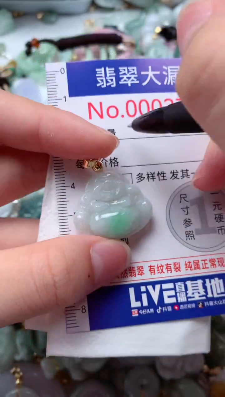 翡翠未镶嵌吊坠(不含链)2704