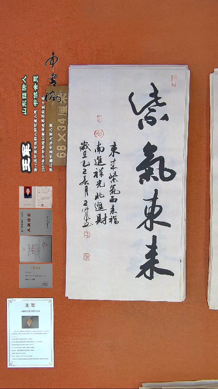 【闪购商品】书法72王军书法作品