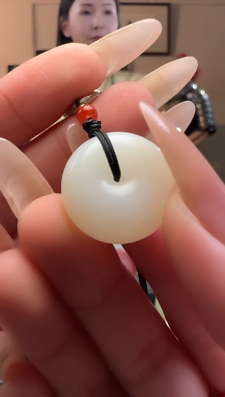 【闪购商品】和田玉平安扣未镶嵌吊坠