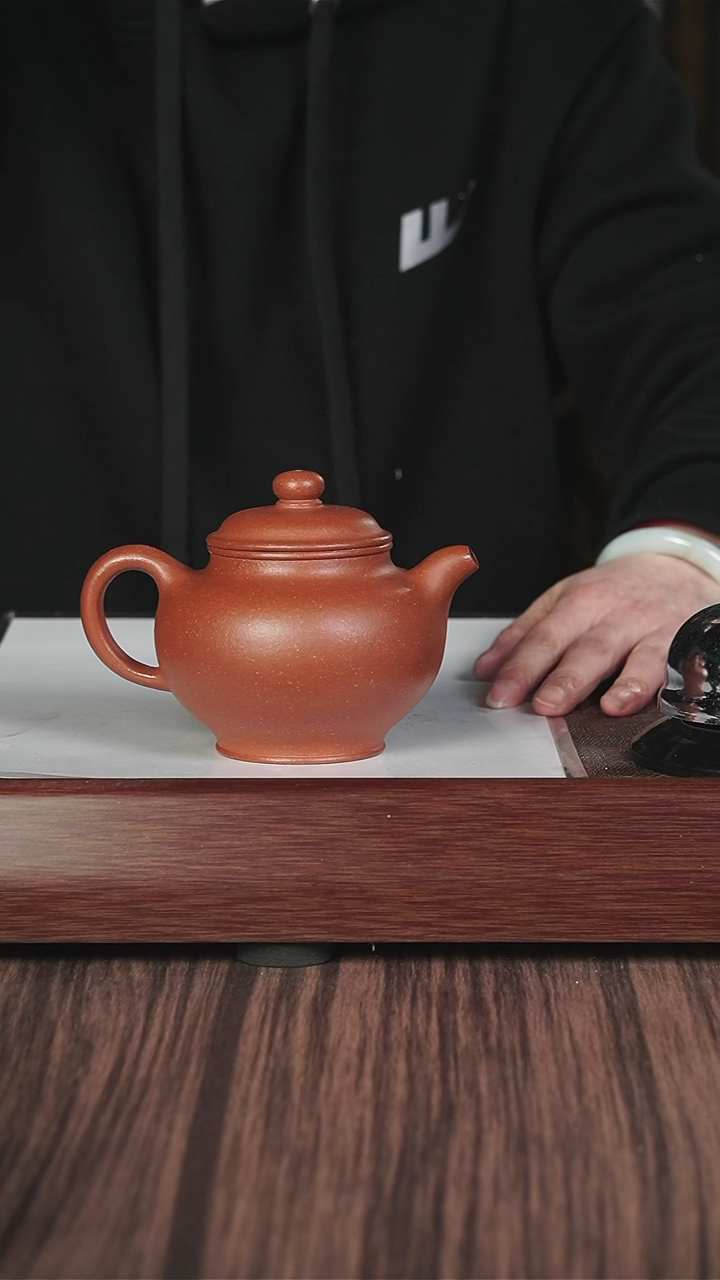 【闪购商品】紫砂茶壶xj  红降坡 掇只