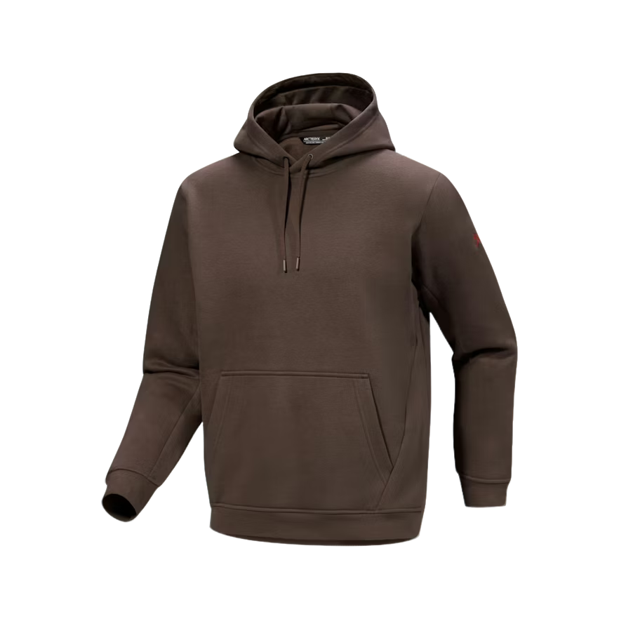 【男/带帽款】始祖鸟Emblem抓绒卫衣连帽保暖秋冬宽松户外