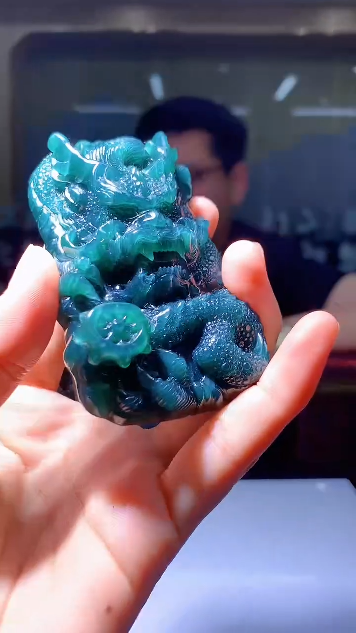 定制翡翠未镶嵌1034hm-毛货挂件（赠珠链）39