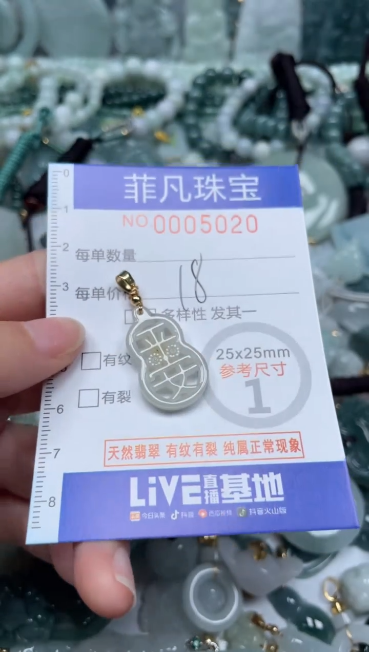 【闪购商品】翡翠颈饰未镶嵌00..5020