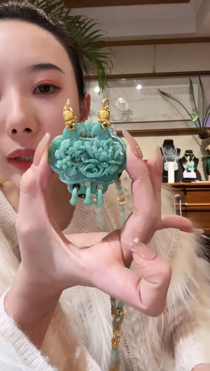 【闪购商品】翡翠颈饰未镶嵌国风