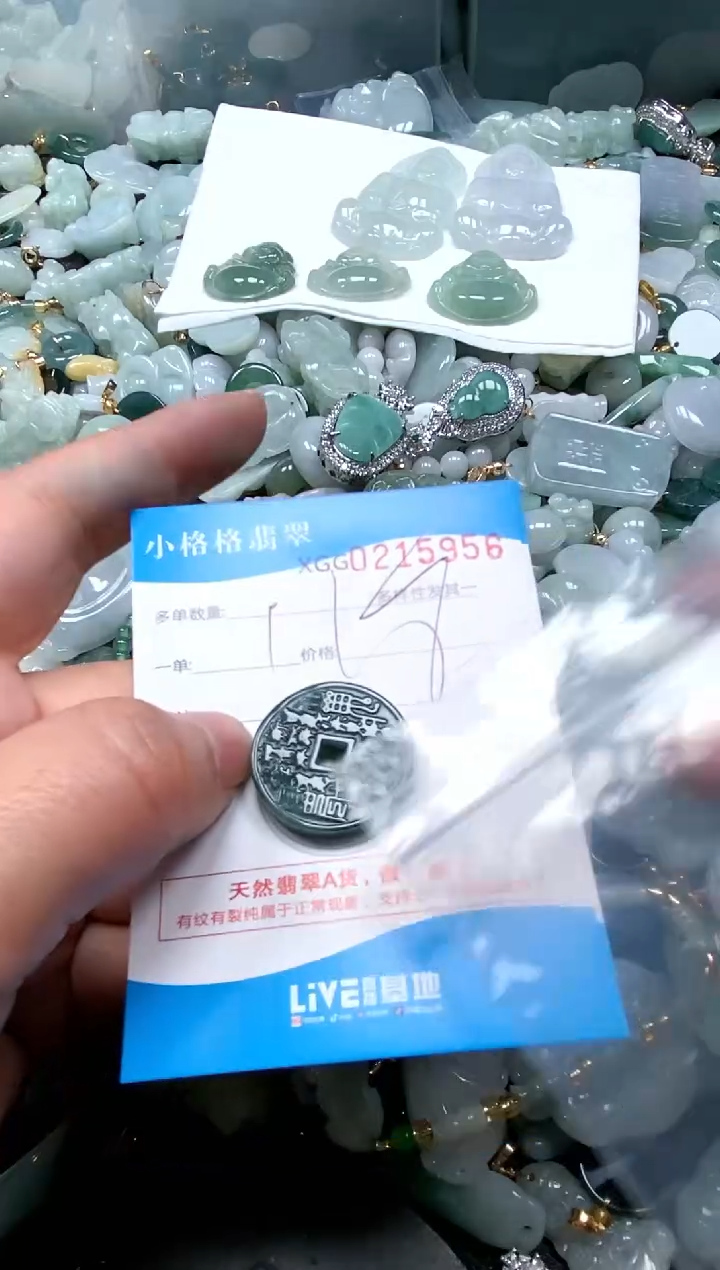 【闪购商品】翡翠颈饰未镶嵌闪购商品0215956