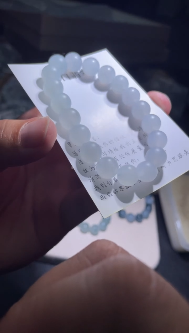 未镶嵌定制翡翠珠串