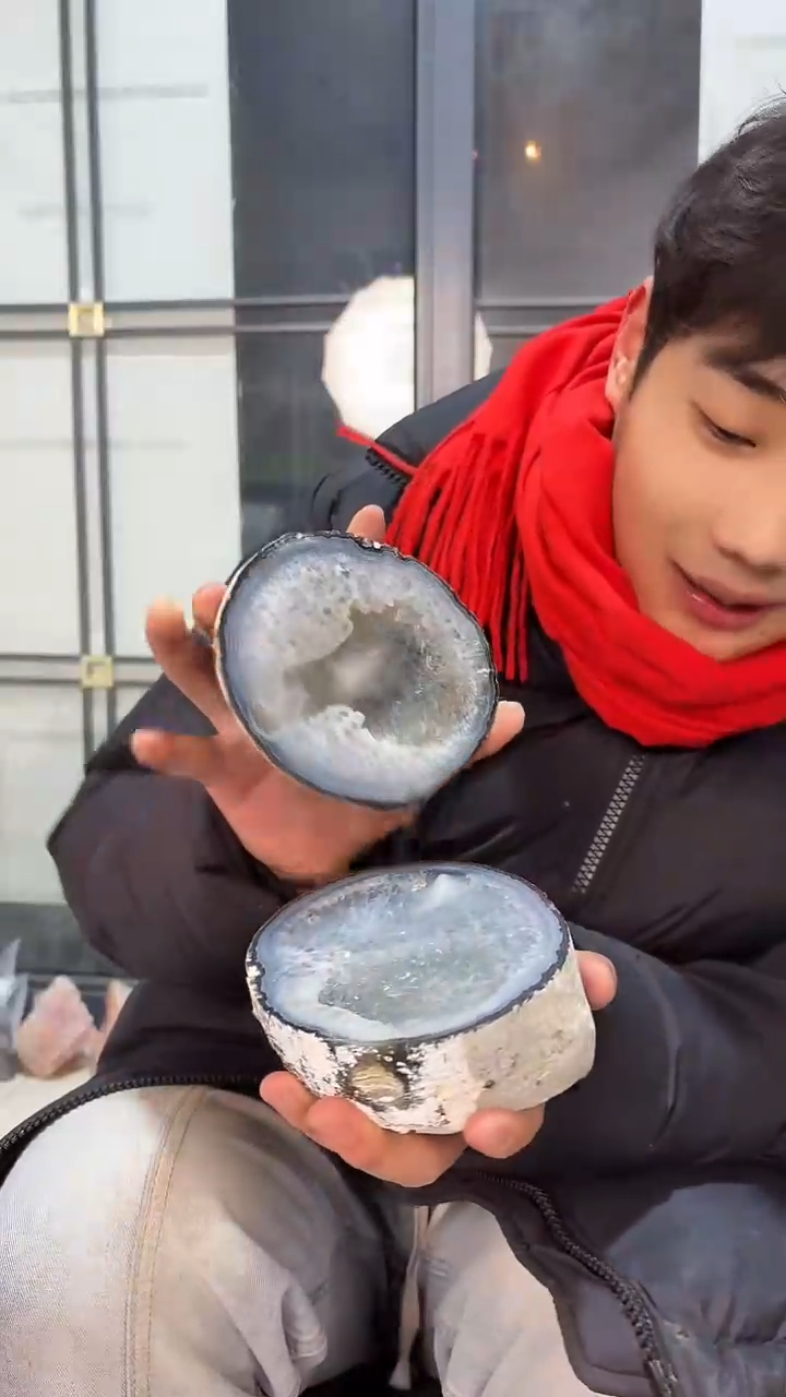 【闪购商品】玛瑙/玉髓珠宝奇石未镶嵌聚宝盆 544