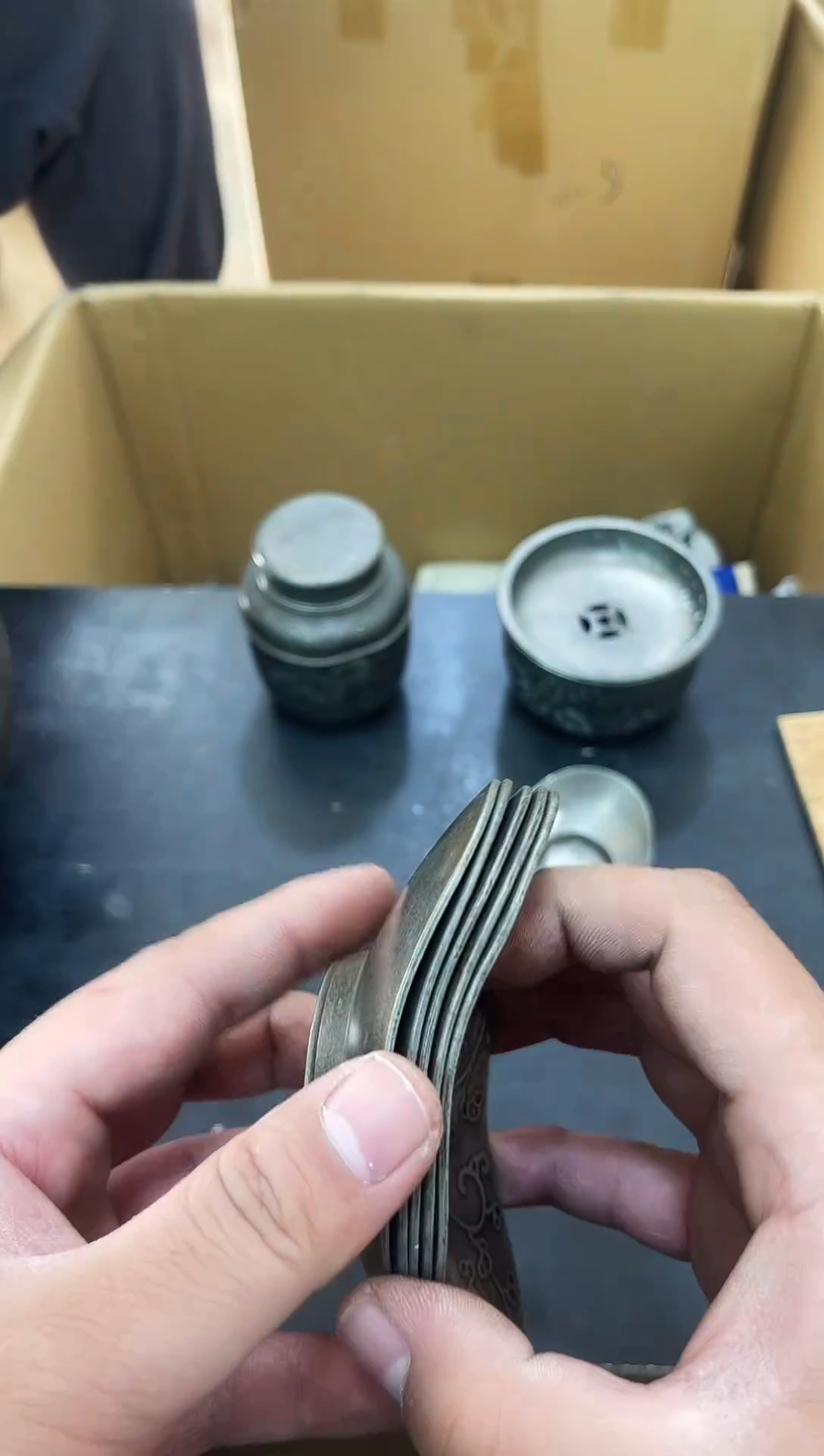  锡 如图所示 阁集工艺品