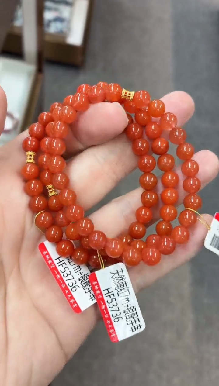 未镶嵌手串南红玛瑙手串 多样性发其一