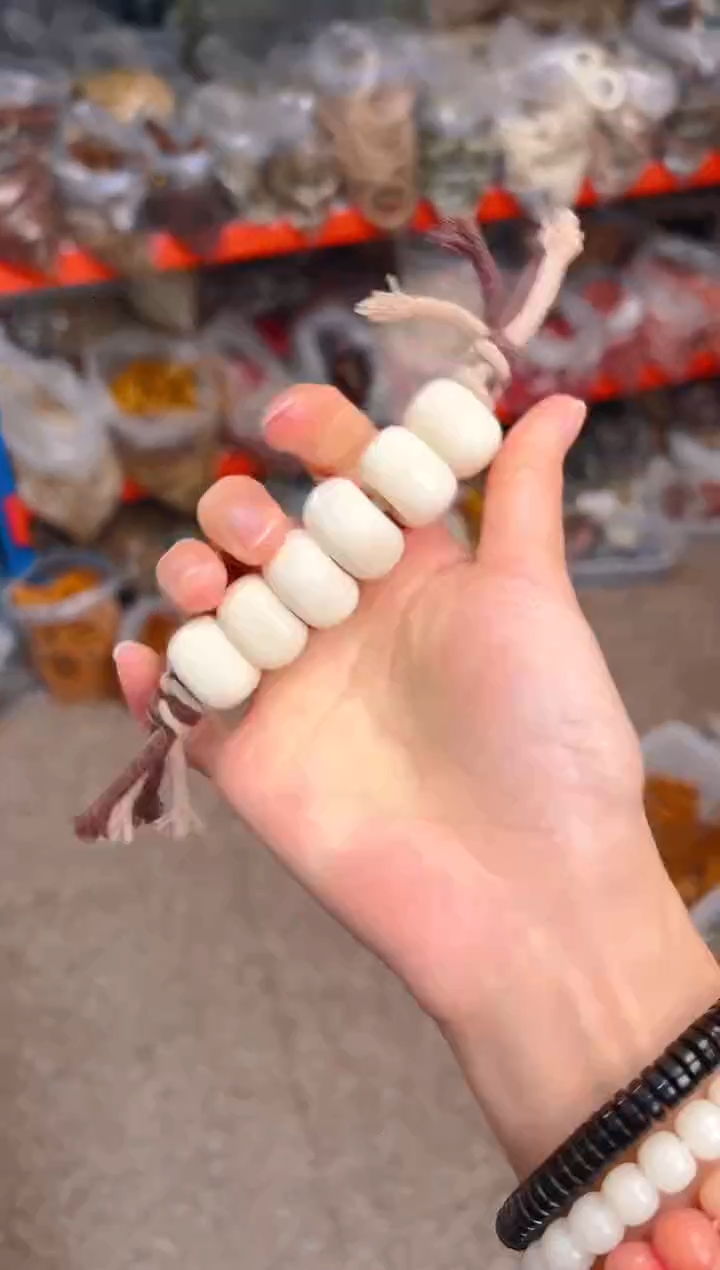 吊坠菩提根/象牙果大卡白色棒棒糖