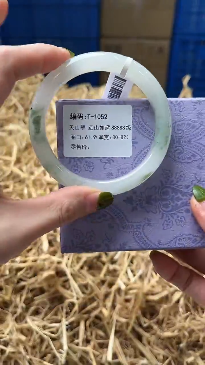 未镶嵌手镯石英质玉T-1052