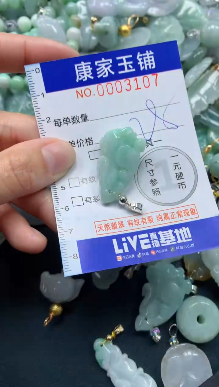 颈饰未镶嵌翡翠3107