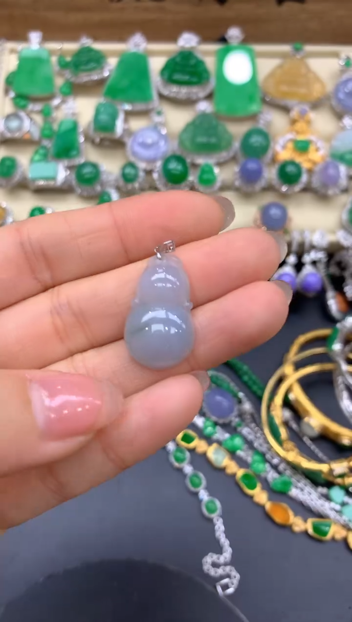 【闪购商品】翡翠颈饰18K金镶嵌78-中国好珍宝