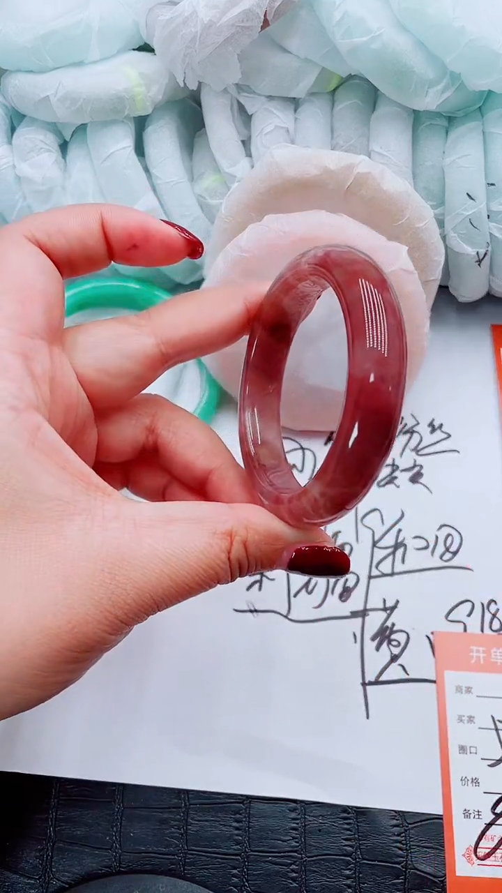 【闪购商品】石英质玉手镯未镶嵌Q103-52-53
