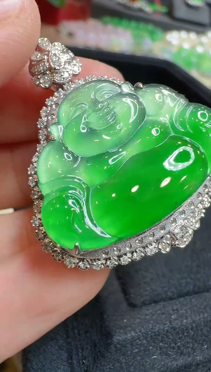 【闪购商品】翡翠吊坠(不含链)18K金镶嵌多样性团购发一件