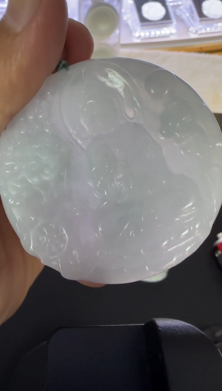 【闪购商品】翡翠颈饰未镶嵌天然翡翠A货孤品一件