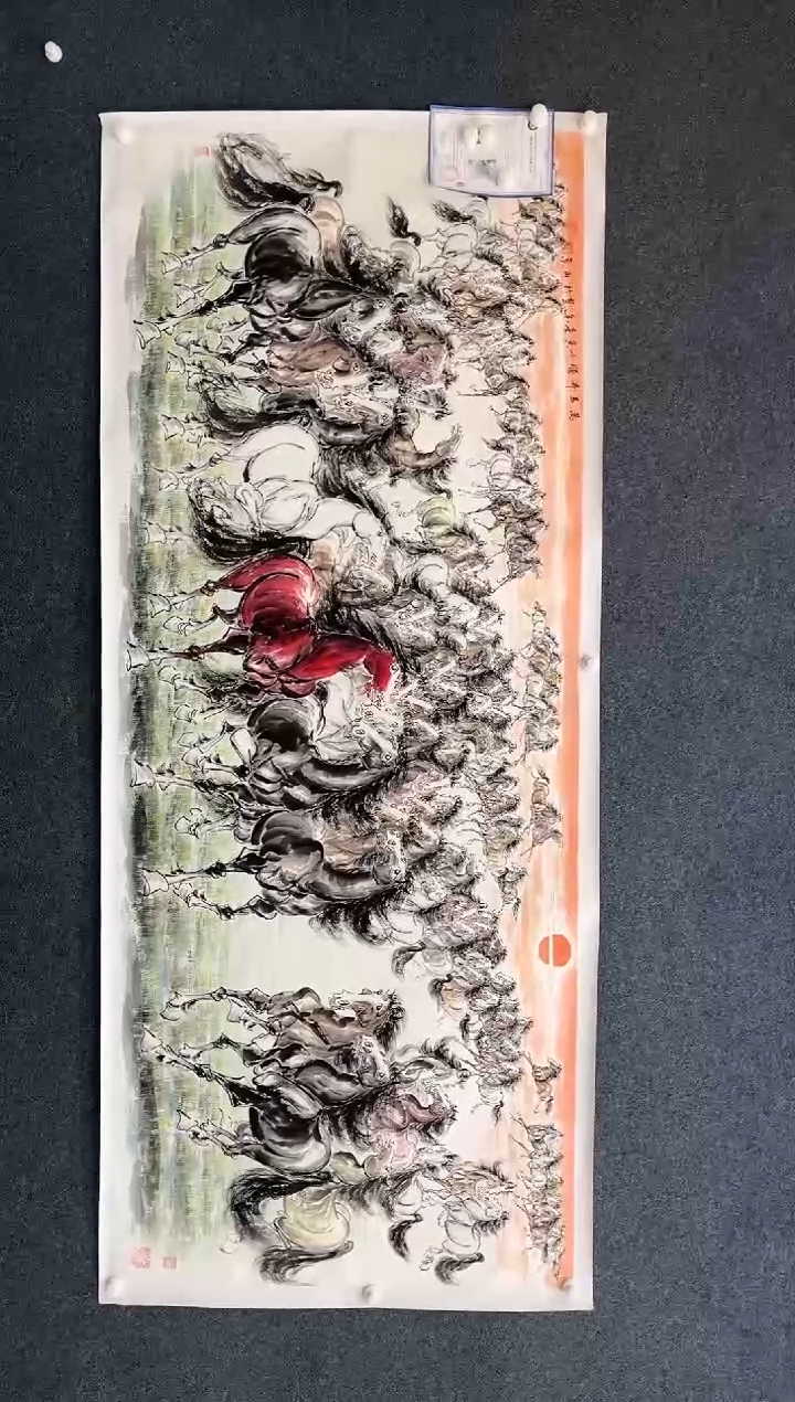 【闪购商品】国画2.13-艺术-黄春香八尺马-67