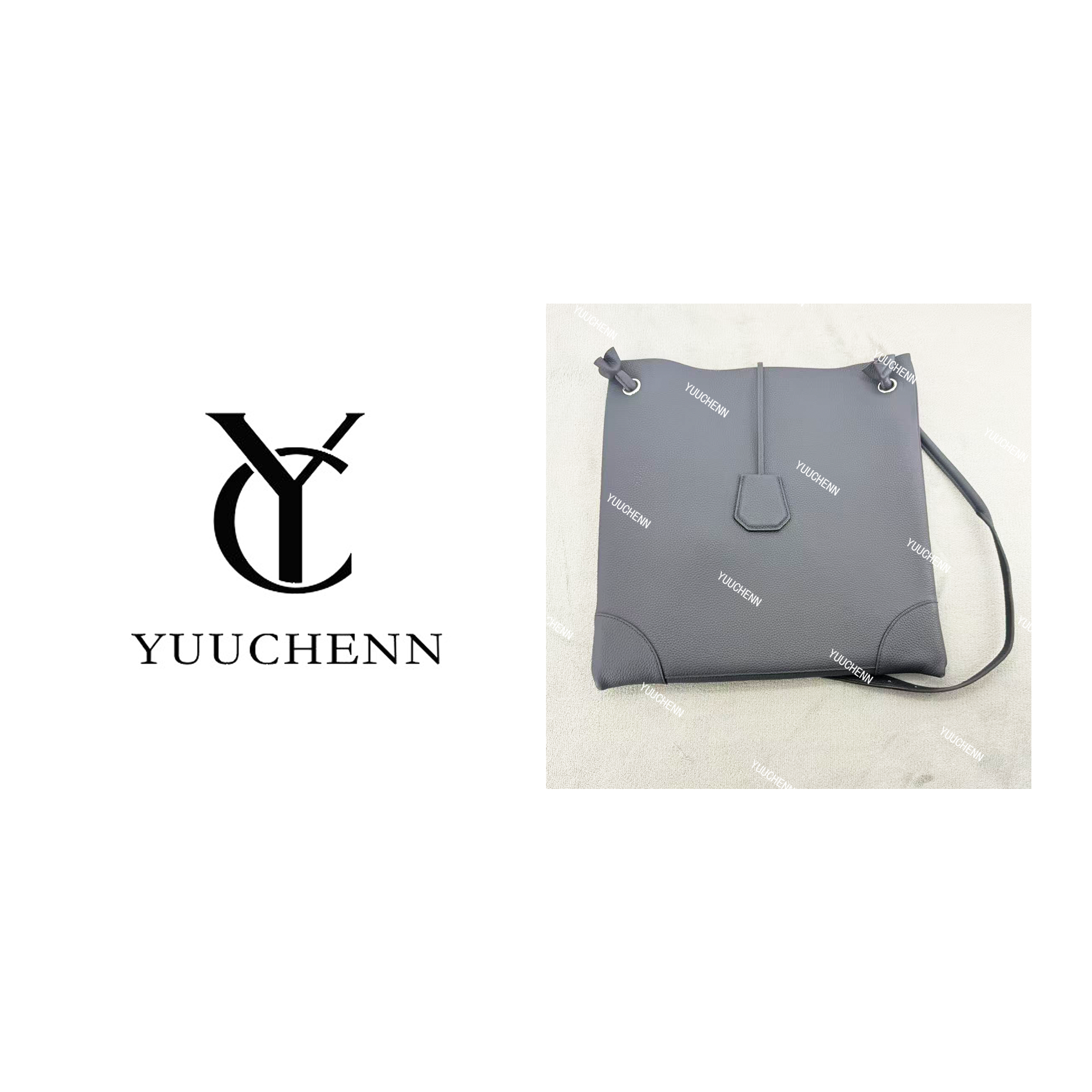 YUUCHENN/34cm原创设计高定真皮包 HH8035