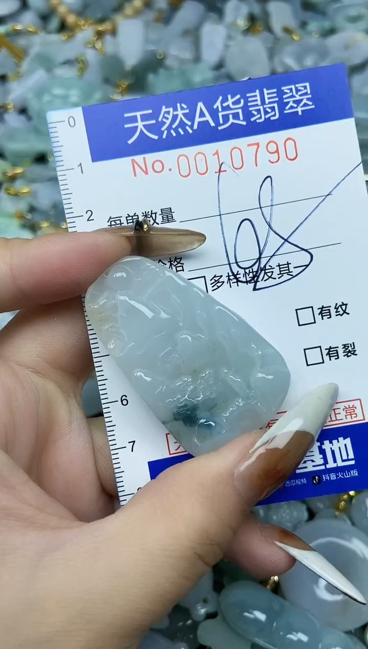 【闪购商品】翡翠颈饰未镶嵌天然A货翡翠