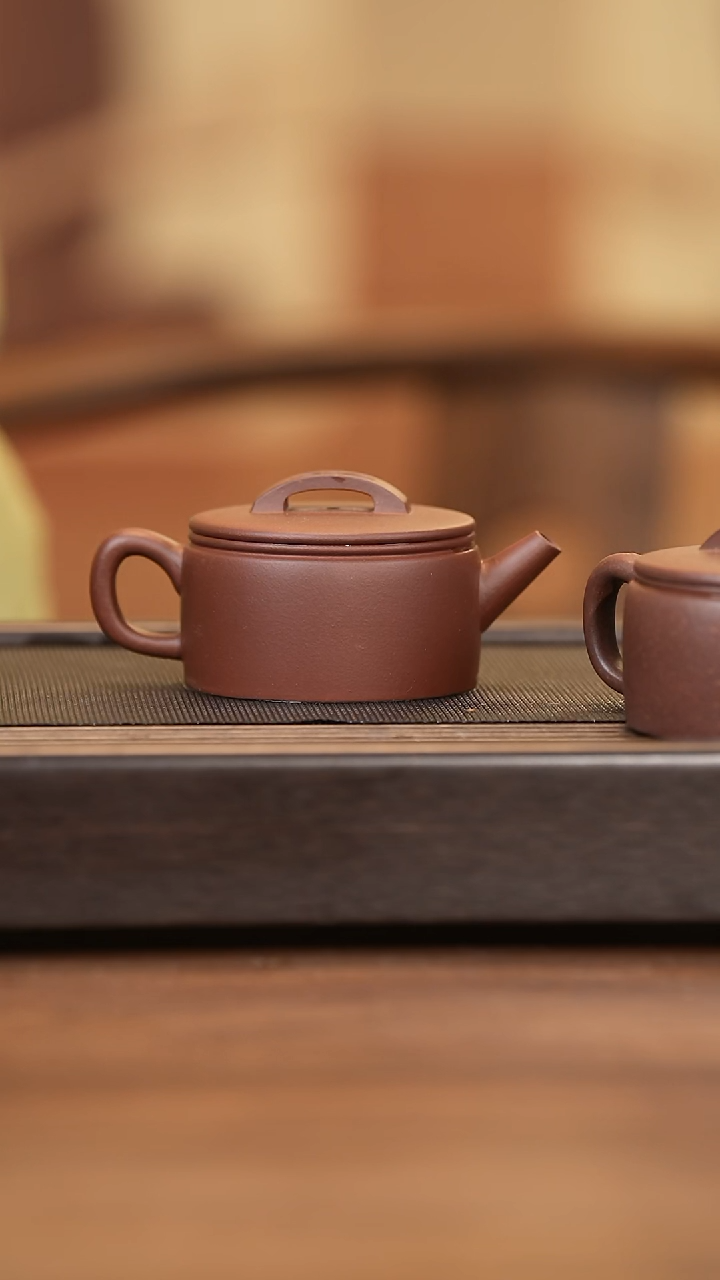 茶壶紫砂月亮紫砂 汉瓦 