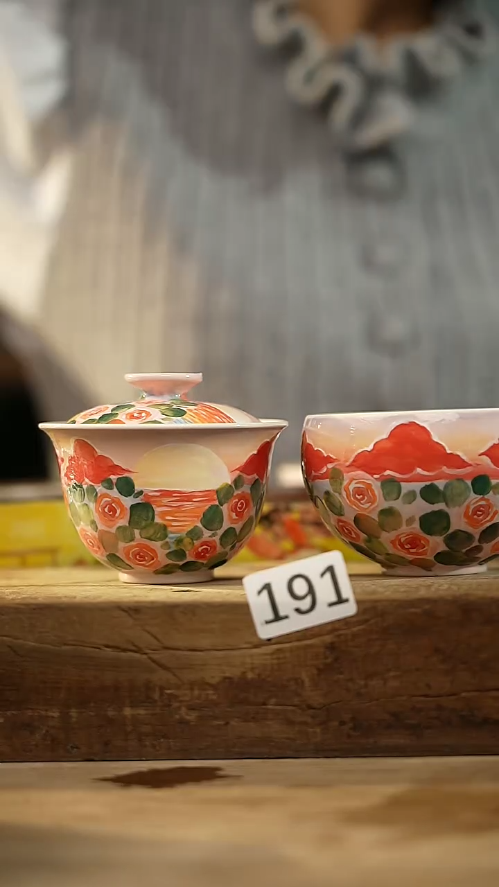 【闪购商品】瓷片油画风·彩绘·设计师石一款