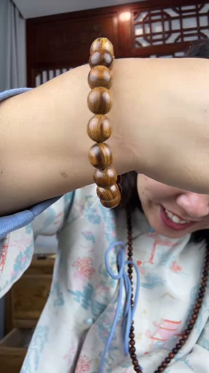 黄花梨/降香黄檀黄花梨卡1.0单圈手串