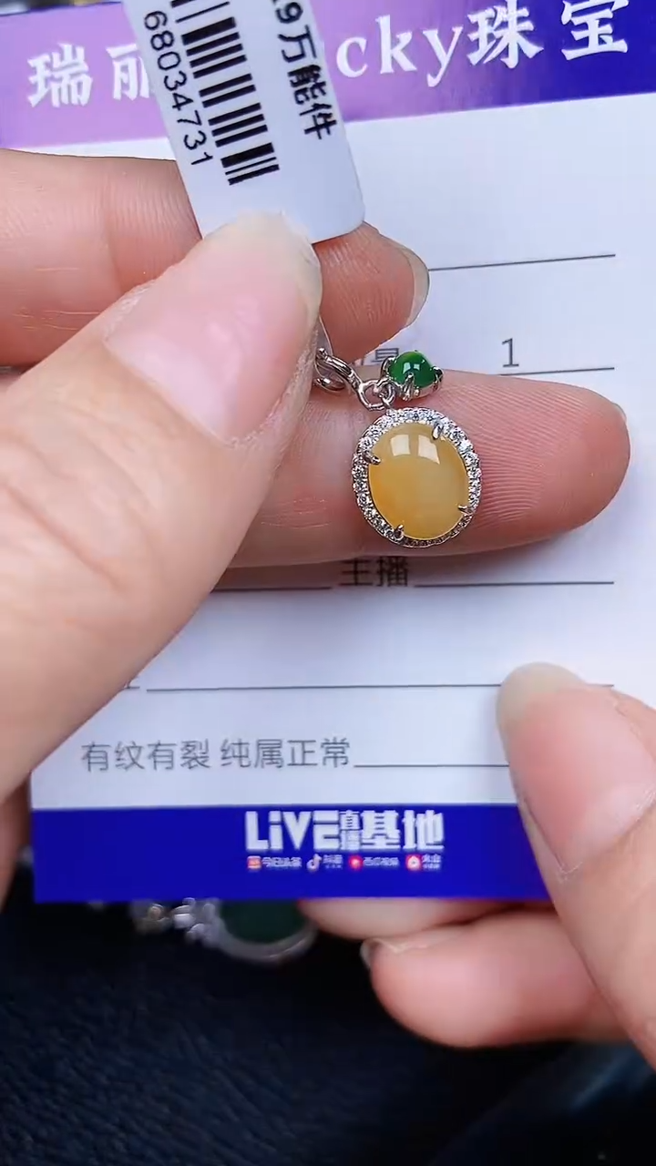 颈饰银S925镶嵌翡翠1872