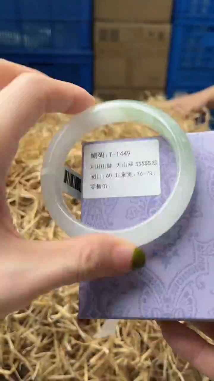 未镶嵌手镯石英质玉T1449