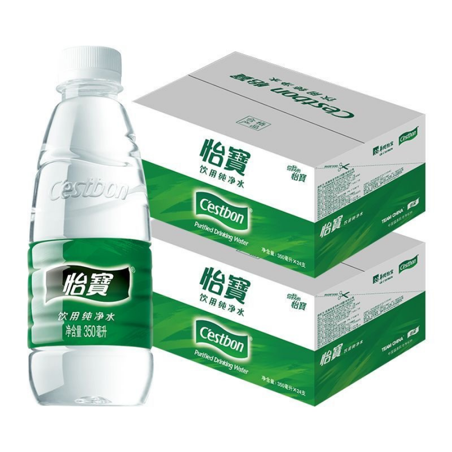 【2箱】怡宝 饮用纯净水350ml*24瓶*2箱