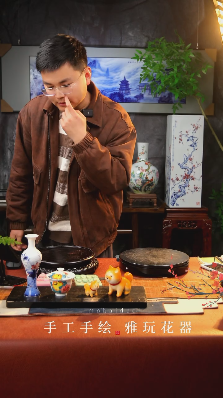【闪购商品】瓷片景德镇手工手绘陶瓷
