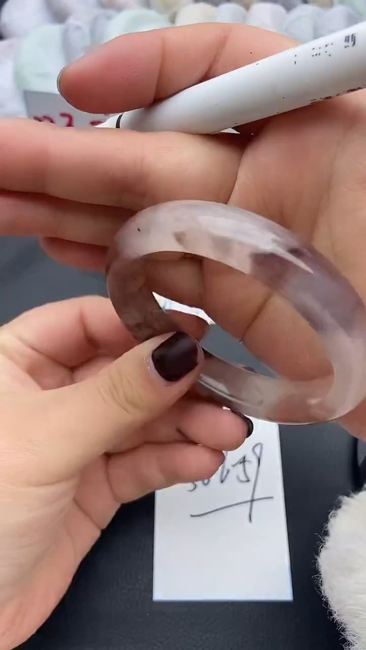 未镶嵌手镯石英质玉瑕疵146+58/59