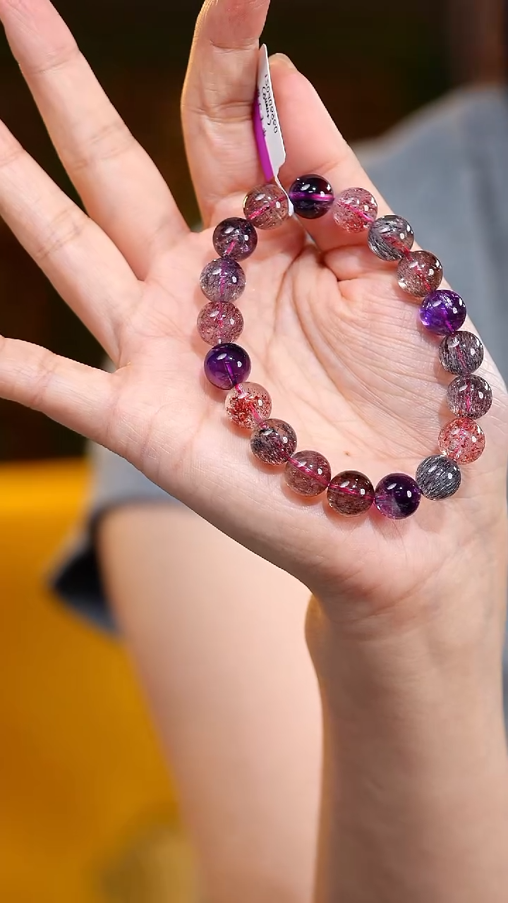 未镶嵌颈饰水晶S53959多样性发一超七手串9mm