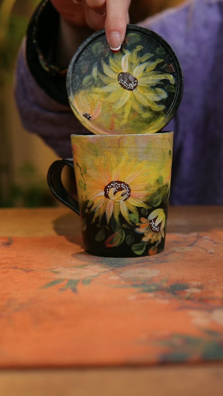 【闪购商品】瓷片1910景德镇手工手绘釉下彩高温瓷