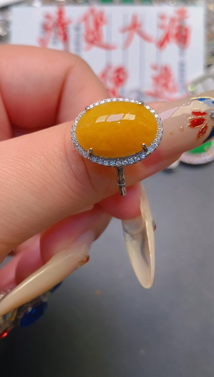 【闪购商品】翡翠耳饰银S925镶嵌天然A货翡翠1