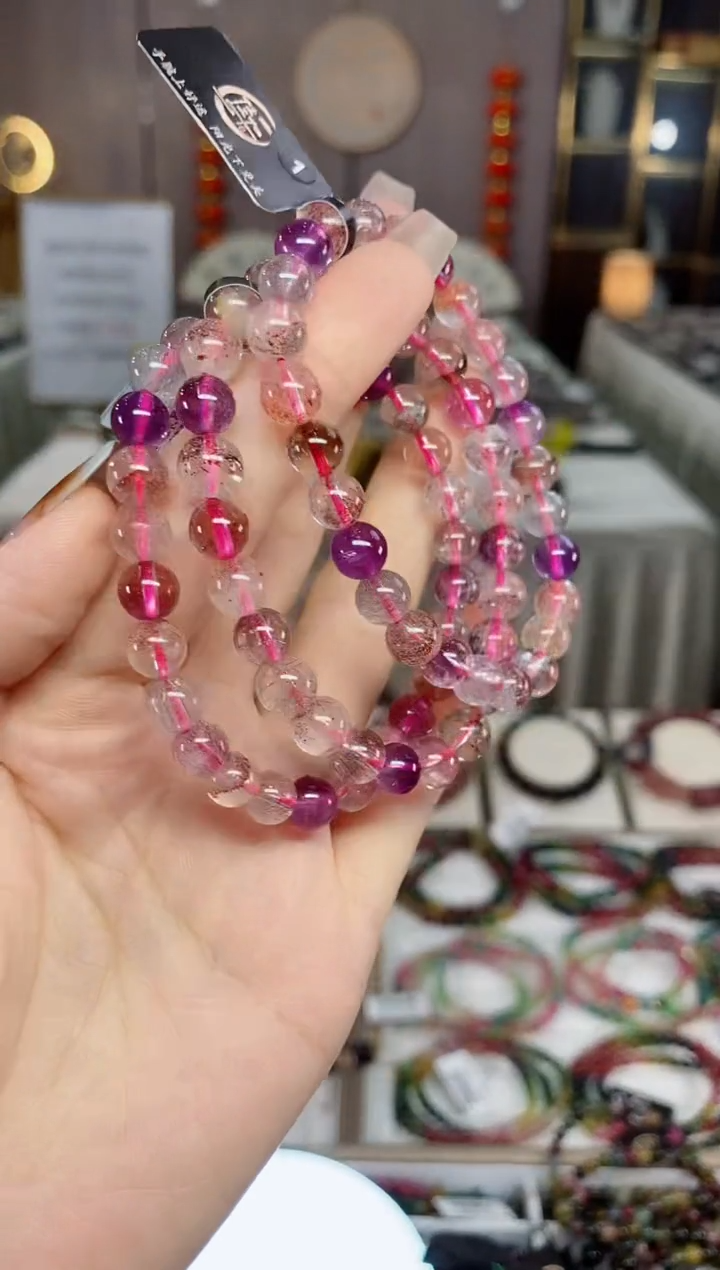 水晶手串未镶嵌 dan多样性发货一条