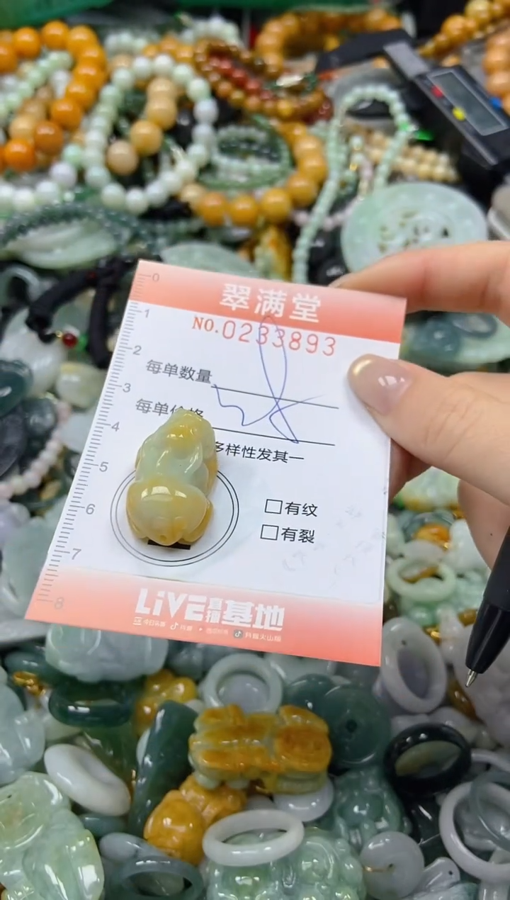 未镶嵌挂件翡翠闪购0233893