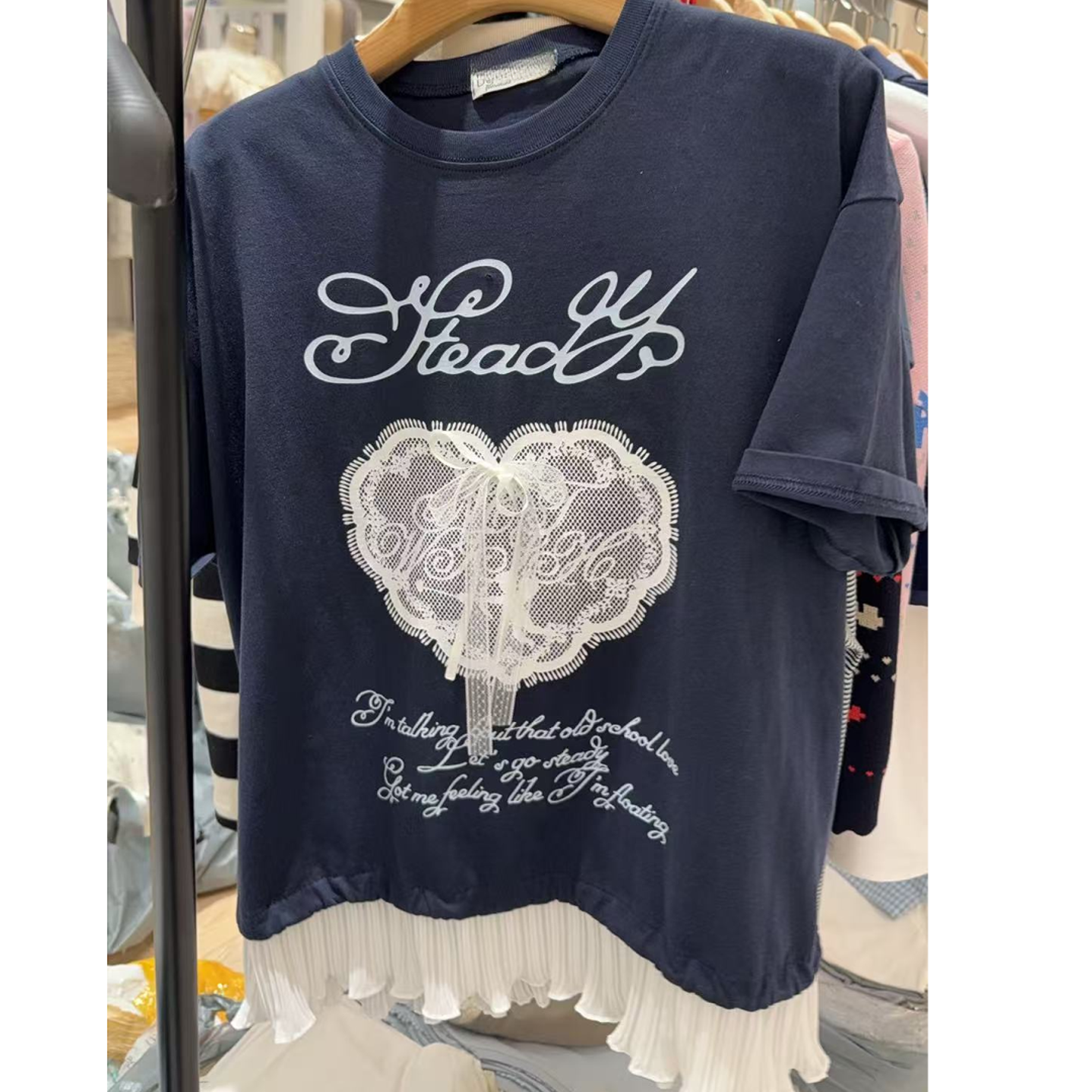 【婷婷家】不退换-东大门by短T时尚百搭夏季半袖修身圆领