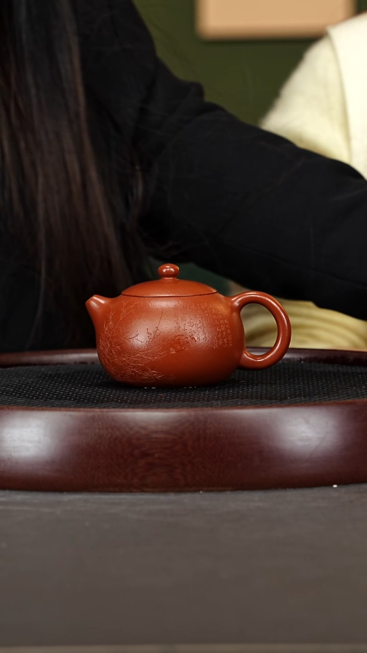 茶壶紫砂5HH西施 孟臣朱泥250cc