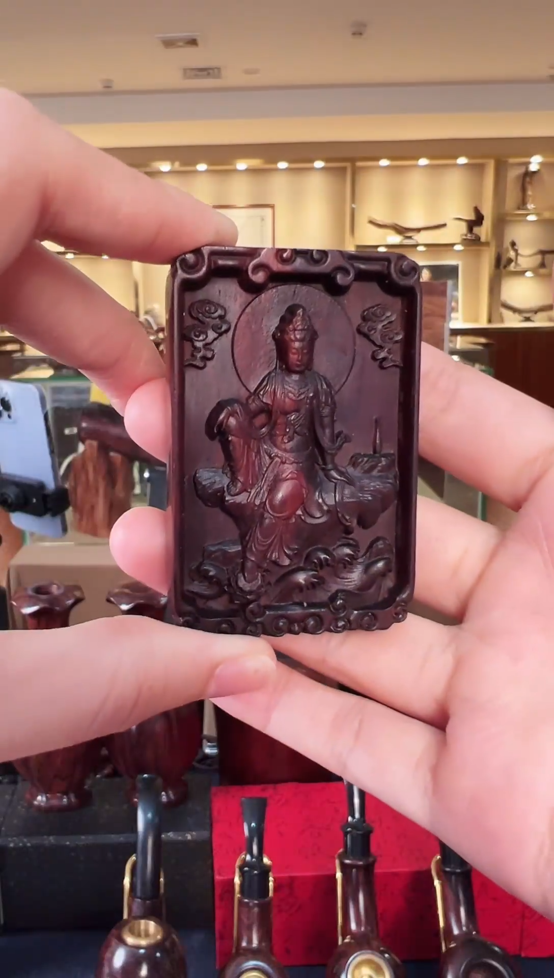 【闪购商品】降真香吊坠【美比】海南红降菩萨吊坠