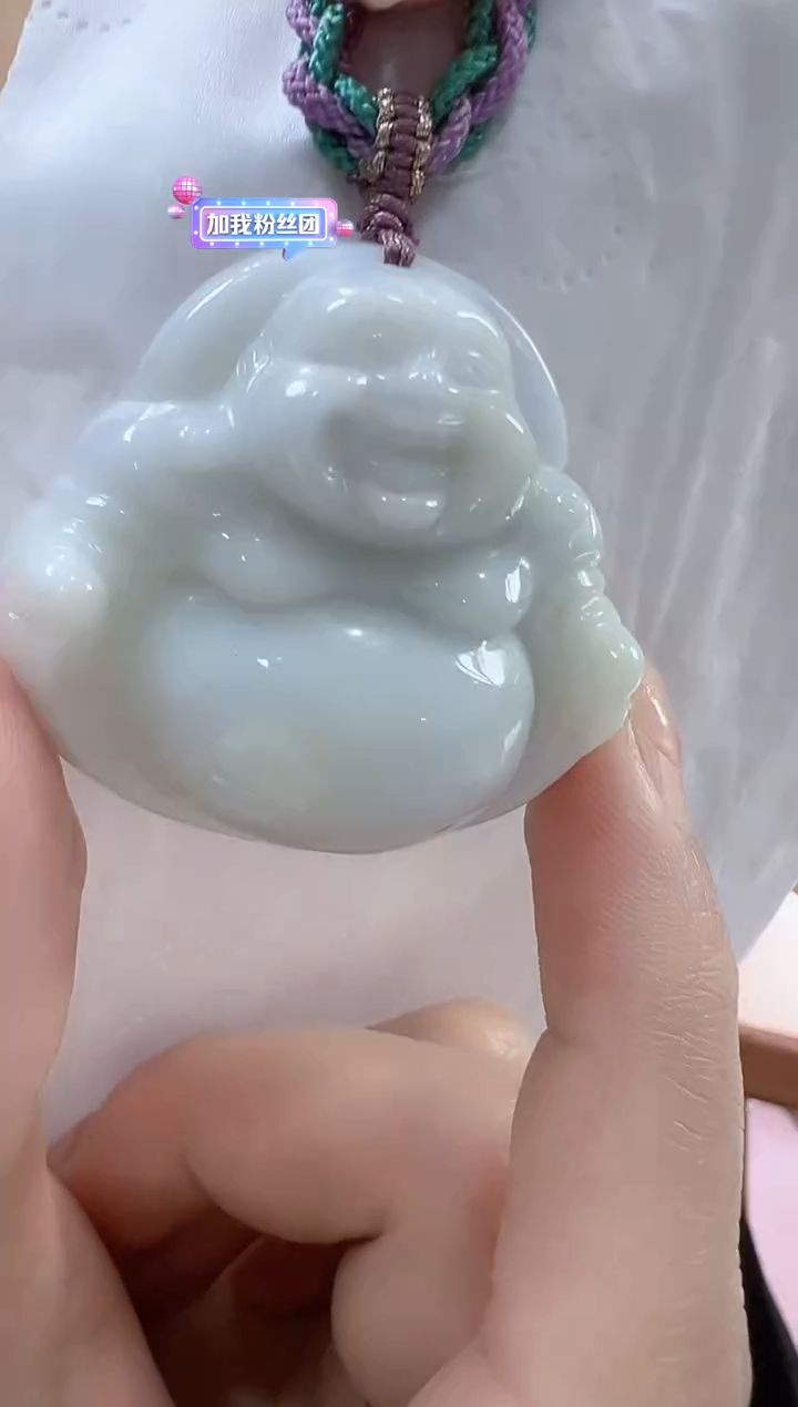 【闪购商品】翡翠颈饰未镶嵌孤品佛公宽42高39厚13