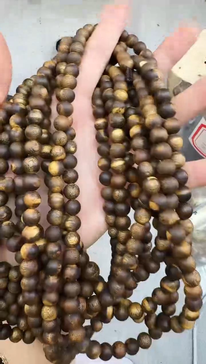 沉香手串0828张勺子圆珠多圈多样性发一