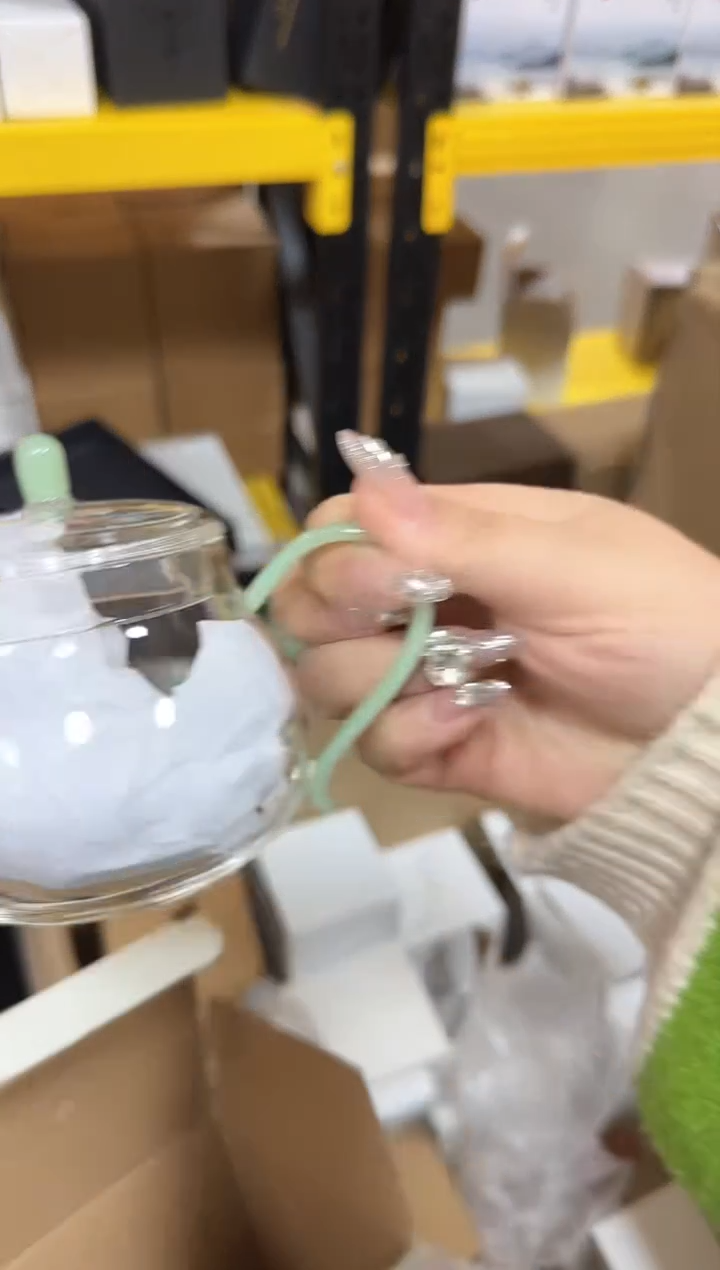 【闪购商品】绿玉青云壶高硼硅