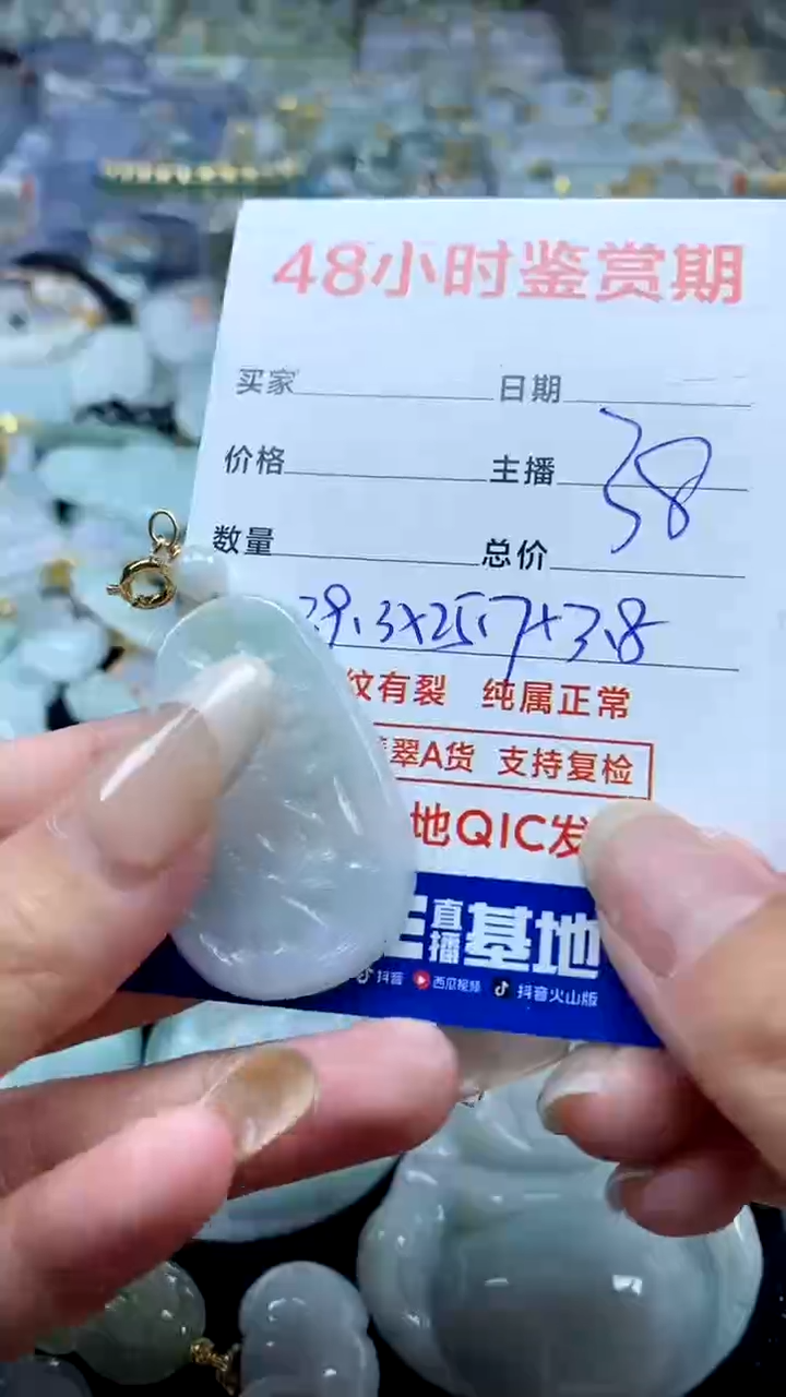 翡翠未镶嵌颈饰翡翠422