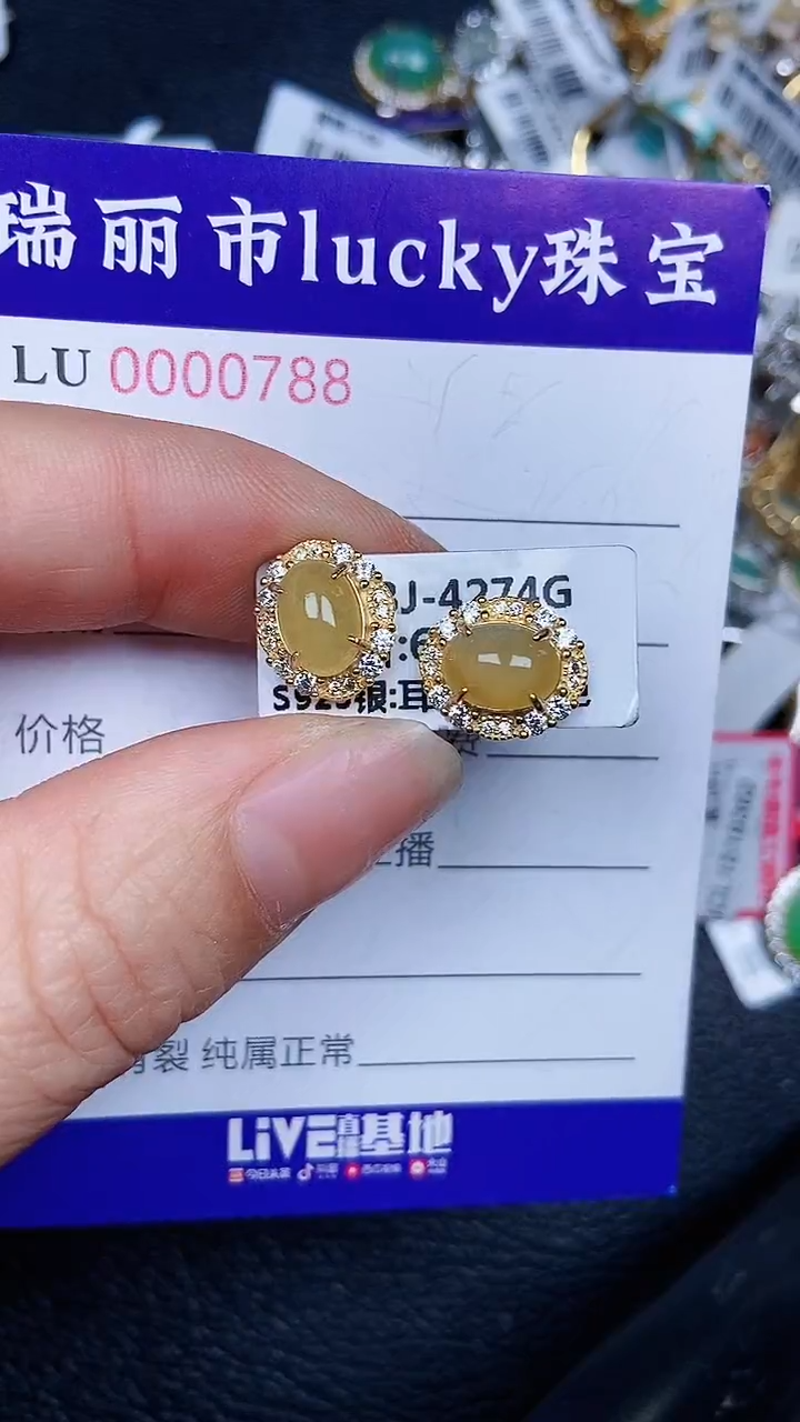 颈饰银S925镶嵌翡翠0778