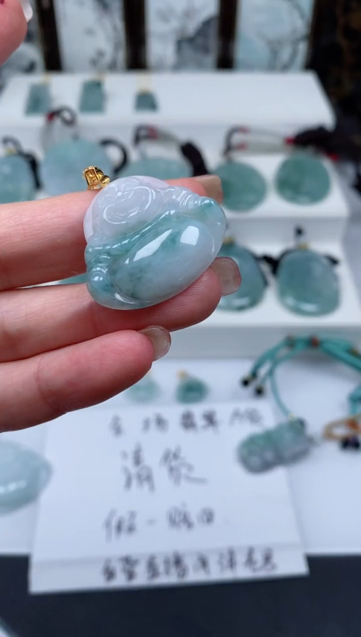 【闪购商品】翡翠颈饰银S925镶嵌吊坠