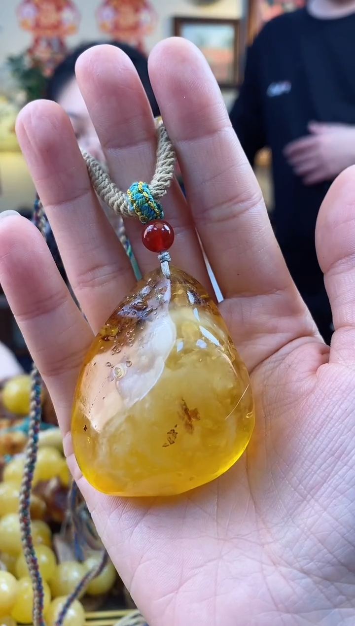 【闪购商品】琥珀颈饰未镶嵌吊坠